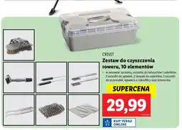 Lidl Zestaw do czyszczenia roweru Crivit oferta