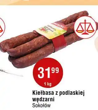 E.Leclerc Kiełbasa z podlaskiej wędzarni Sokołów oferta