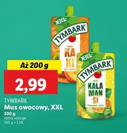 Lidl Mus kalamansi - jabłko pomarańcza Tymbark Energy Vibes oferta