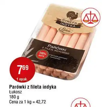 E.Leclerc Parówki z fileta indyka Łukosz oferta