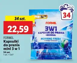 Lidl Kapsułki do prania morning fresh Formil 3In1 Caps oferta