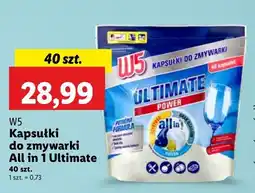 Lidl Tabletki do zmywarki all in 1 W5 oferta