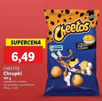 Lidl Chrupki zapiekanka z serem Cheetos oferta