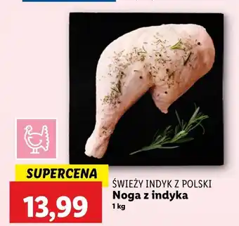 Lidl Noga z indyka Świeży Indyk Z Polski oferta