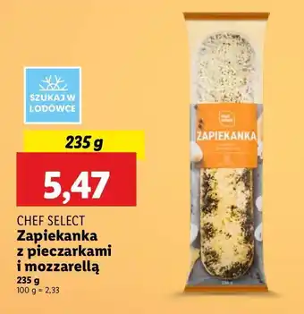 Lidl Zapiekanka z pieczarkami i serem mozzarella Chef Select oferta