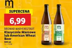 Lidl Piwo american wheat Maryensztadt oferta