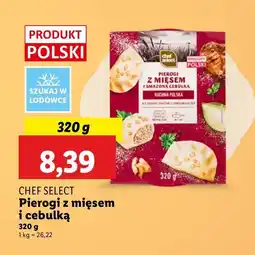 Lidl Pierogi z mięsem i smażoną cebulką Chef Select oferta