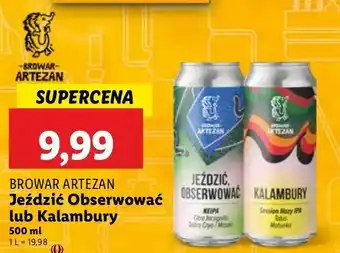 Lidl Piwo Browar Artezan Kalambury oferta