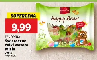 Lidl Żelki wesołe misie Favorina oferta