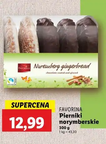 Lidl Pierniki norymberskie Favorina oferta