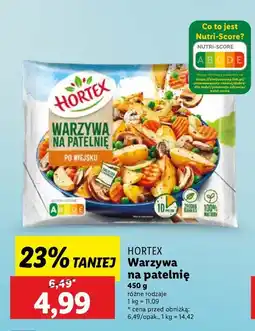 Lidl Warzywa na patelnie po wiejsku Hortex oferta