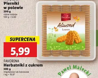 Lidl Herbatniki kokosowe Favorina oferta