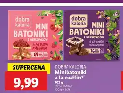 Lidl Mini batoniki z nerkowców a'la ciasto porzeczkowe Dobra Kaloria oferta