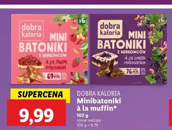 Lidl Mini batoniki z nerkowców a'la ciasto porzeczkowe Dobra Kaloria oferta