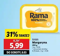 Lidl Margaryna Rama Classic oferta