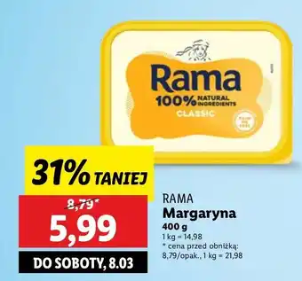 Lidl Margaryna Rama Classic oferta