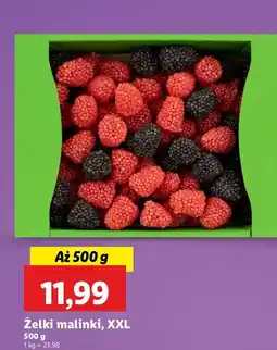 Lidl Żelki malinki oferta