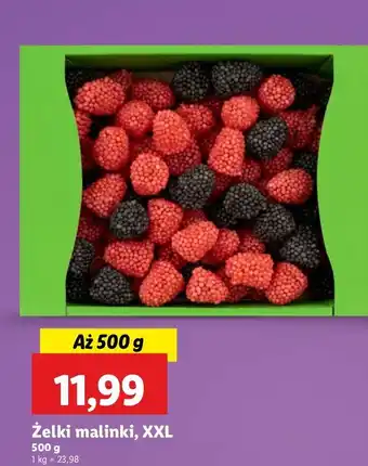 Lidl Żelki malinki oferta