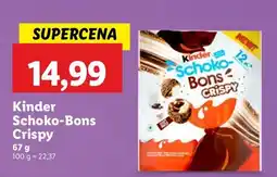 Lidl Cukierki crispy Kinder Schoko-Bons oferta