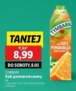 Lidl Sok pomarańczowy Tymbark 1936 oferta