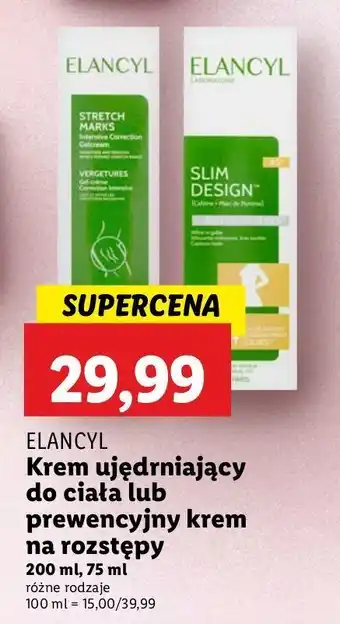 Lidl Krem na rozstępy Elancyl oferta