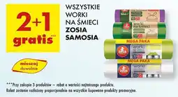 Biedronka Worki na śmieci 35 l z taśmą ściągającą Zosia Samosia oferta