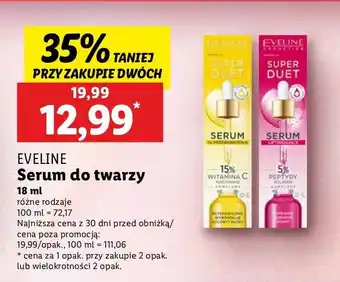 Lidl Serum liftingujące Eveline Superduet oferta