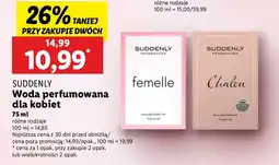 Lidl Woda perfumowana Suddenly Chalou oferta