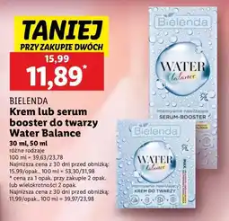 Lidl Serum-booster nawilżający Bielenda Water Balance oferta