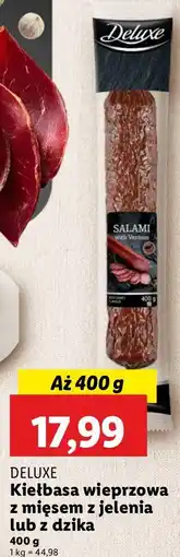 Lidl Salami wieprzowe z mięsem dzika Deluxe (Schwarz) oferta