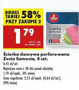 Biedronka Ściereczki domowe perforowane Zosia Samosia oferta