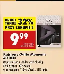 Biedronka Rajstopy moments funkcyjne 40 den rozm. 2-6 Gatta oferta