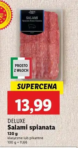 Lidl Salami spianata pikantne Deluxe (Schwarz) oferta