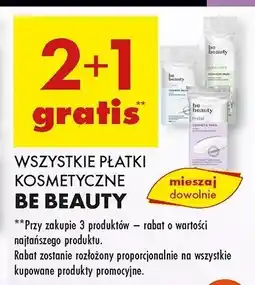 Biedronka Płatki kosmetyczne maxi kwadratowe Be Beauty Care oferta