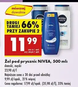 Biedronka Żel pod prysznic Nivea Men Sport oferta