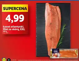 Lidl Łosoś atlantycki filet ze skórą świeży oferta