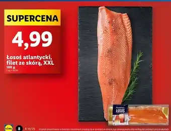 Lidl Łosoś atlantycki filet ze skórą świeży oferta