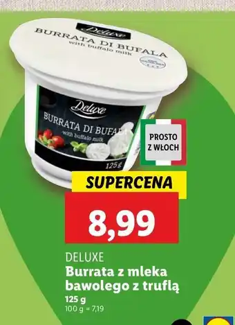 Lidl Ser burrata z truflami Deluxe (Schwarz) oferta