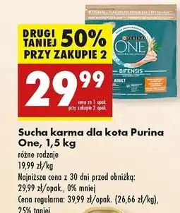 Biedronka Karma dla kota adult kurczak i pełne ziarna Purina One oferta