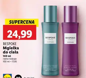 Lidl Mgiełka perfumowana spiced pear & warm amber Bespoke oferta