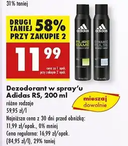 Biedronka Antyperspirant Adidas Men Dynamic Pulse oferta