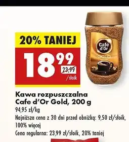 Biedronka Kawa Cafe D'or Gold oferta