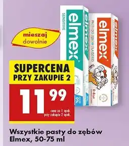 Biedronka Pasta do zębów przeciw próchnicy Elmex oferta