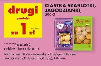 Biedronka Ciastka szarlotki Twoje Słodkie Chwile oferta