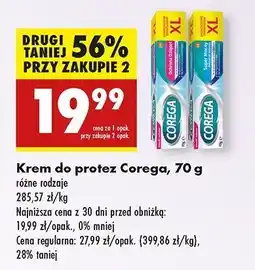 Biedronka Krem mocujący do protez mocno miętowy Corega Super Mocny oferta