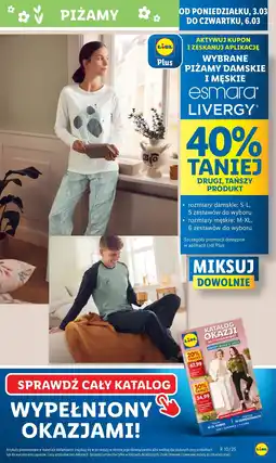 Lidl Piżama damska Esmara oferta