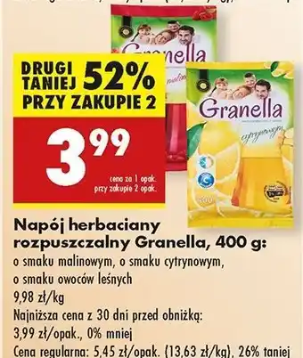 Biedronka Napój herbaciany owoce leśne Granella oferta