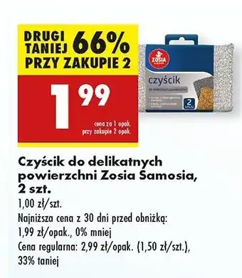 Biedronka Czyścik do delikatnych powierzchni Zosia Samosia oferta