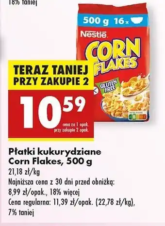 Biedronka Płatki śniadaniowe Corn Flakes (Nestle) oferta