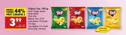 Biedronka Chipsy zielona cebulka Top Chips oferta